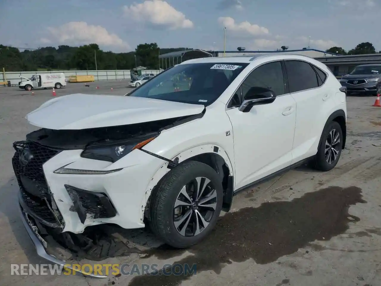 1 Фотография поврежденного автомобиля JTJSARDZ1L2235368 LEXUS NX 300 F S 2020