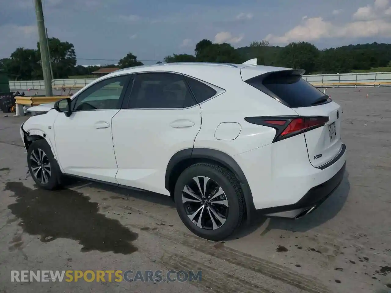 2 Фотография поврежденного автомобиля JTJSARDZ1L2235368 LEXUS NX 300 F S 2020
