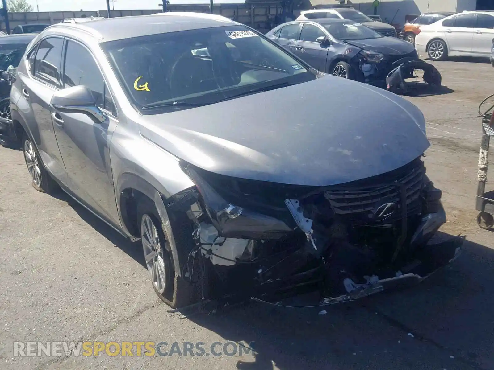 1 Photograph of a damaged car JTJBJRBZ3J2096540 LEXUS NX 300H 2018