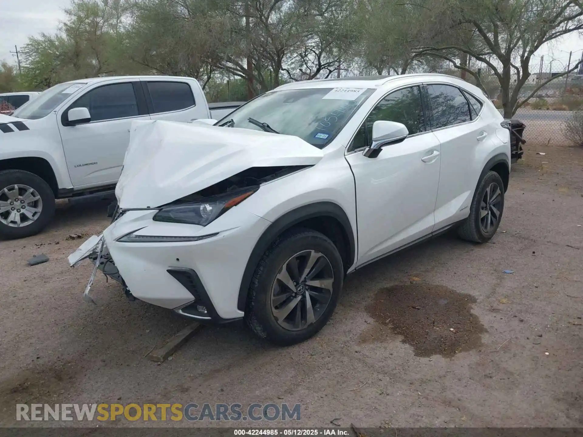 2 Photograph of a damaged car JTJBJRBZ2K2105410 LEXUS NX 300H 2019