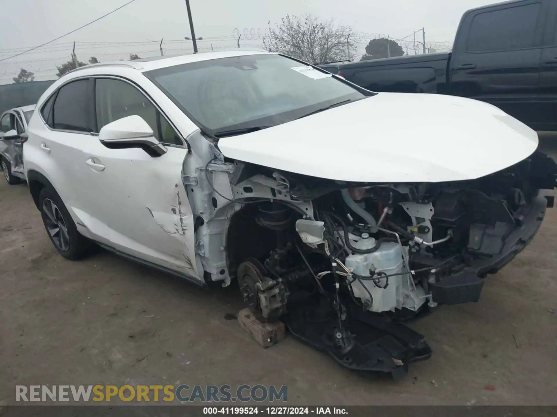 1 Photograph of a damaged car JTJBJRBZ2K2105844 LEXUS NX 300H 2019