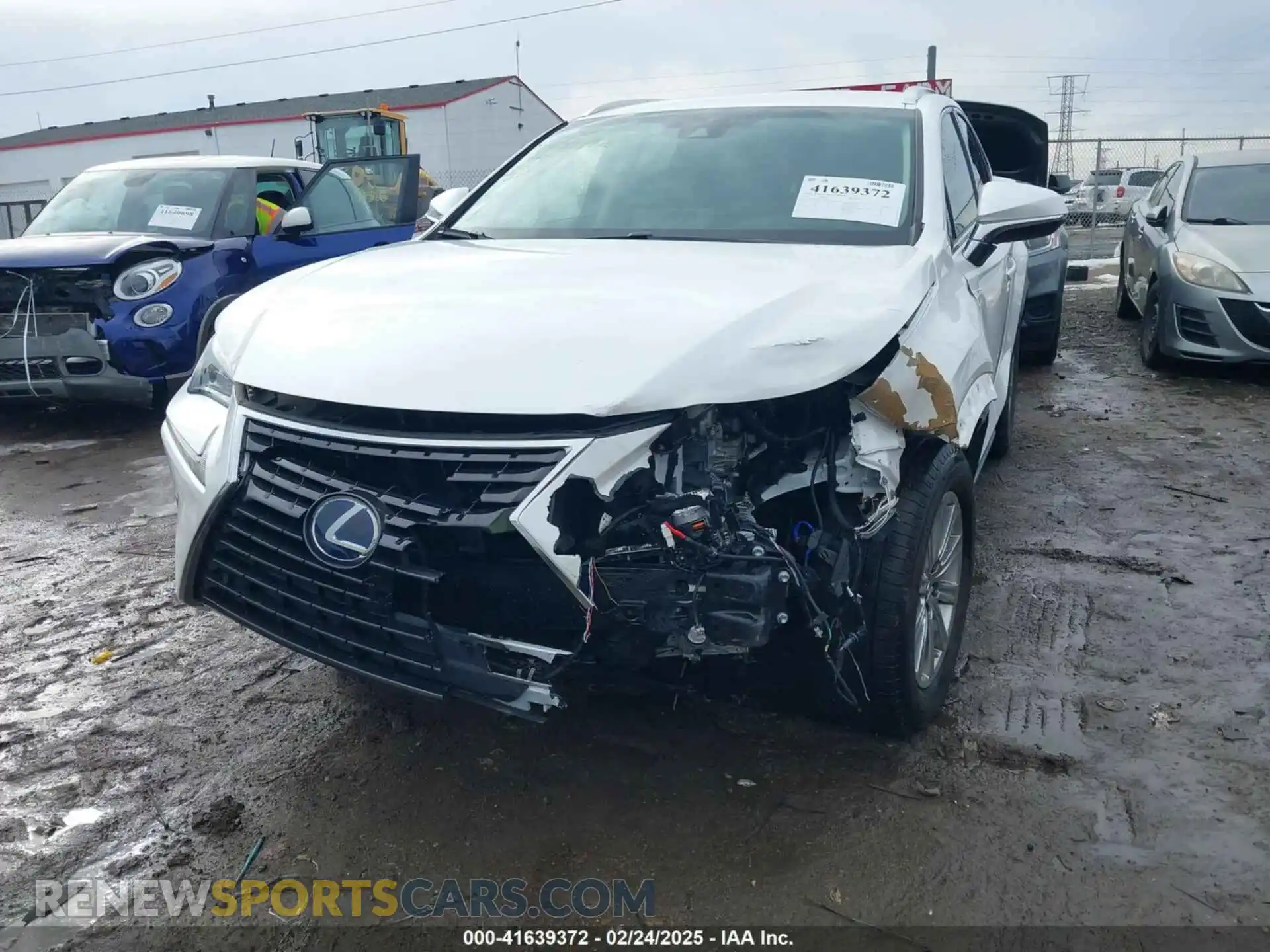 2 Photograph of a damaged car JTJBJRBZ3K2123446 LEXUS NX 300H 2019