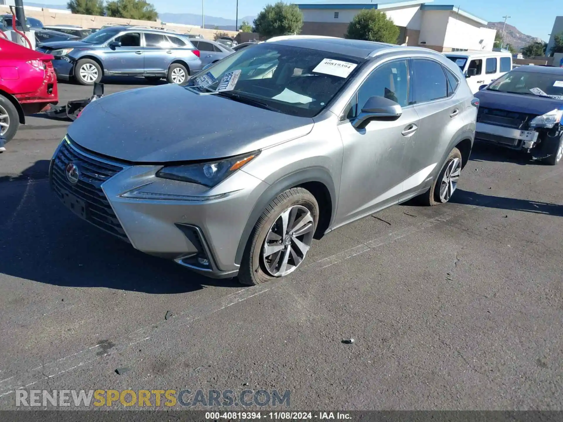 2 Photograph of a damaged car JTJBJRBZ4K2098170 LEXUS NX 300H 2019