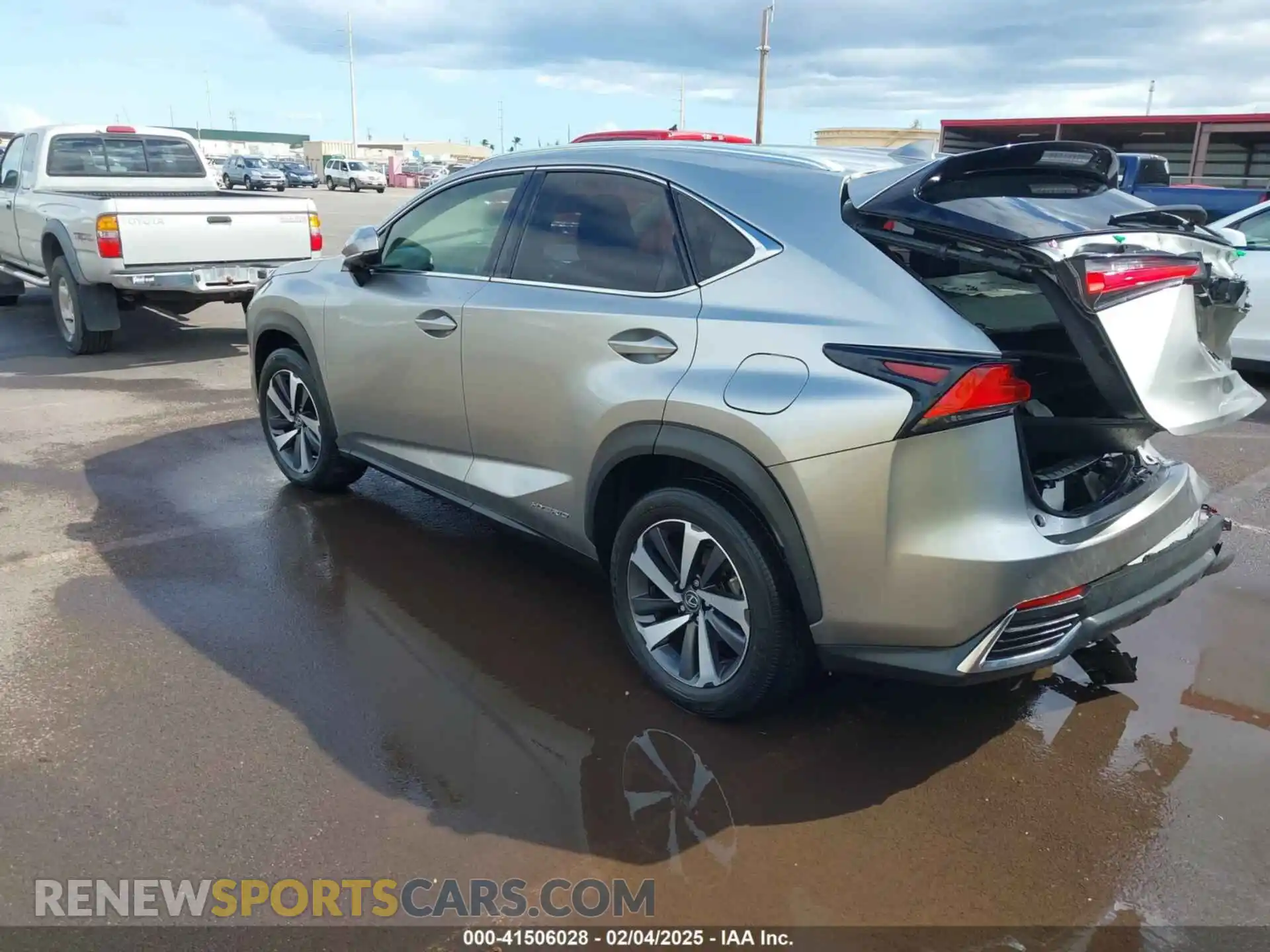 3 Photograph of a damaged car JTJBJRBZ9K2102990 LEXUS NX 300H 2019