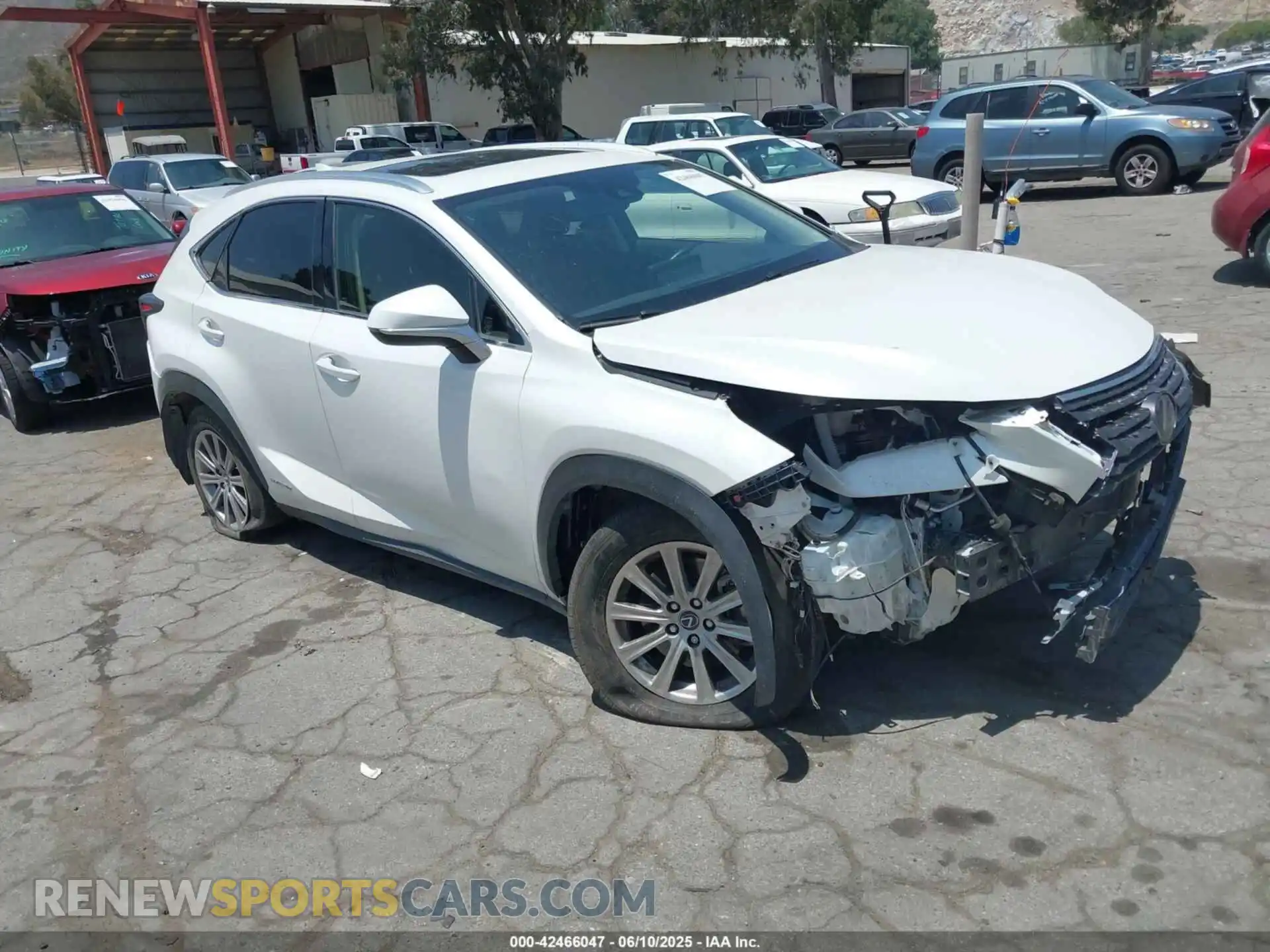 1 Photograph of a damaged car JTJDJRDZ0M2167722 LEXUS NX 300H 2021