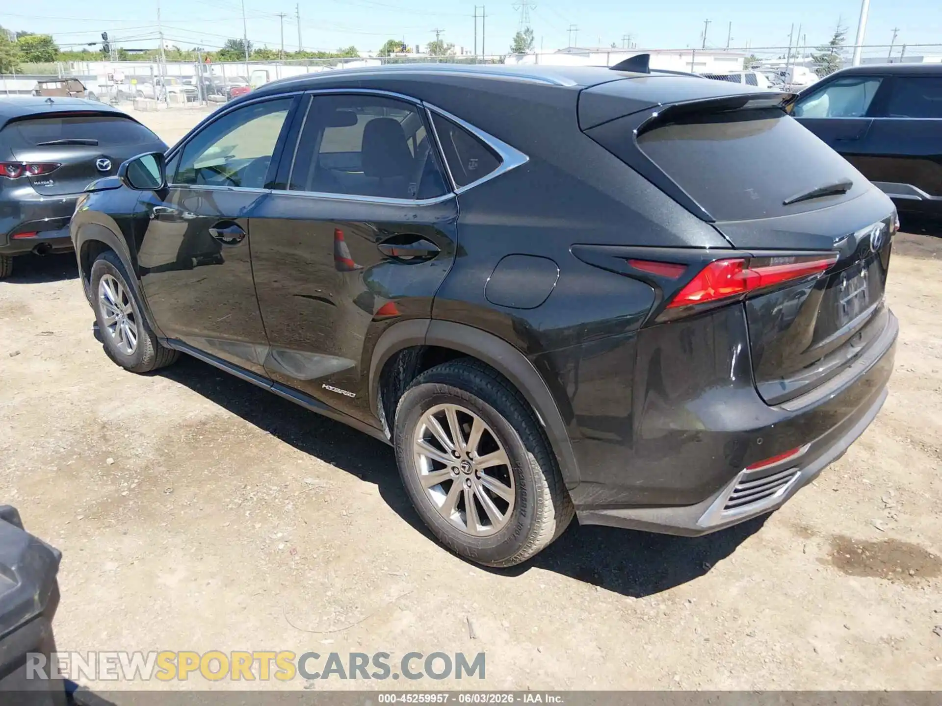 3 Photograph of a damaged car JTJDJRDZ1M2162738 LEXUS NX 300H 2021