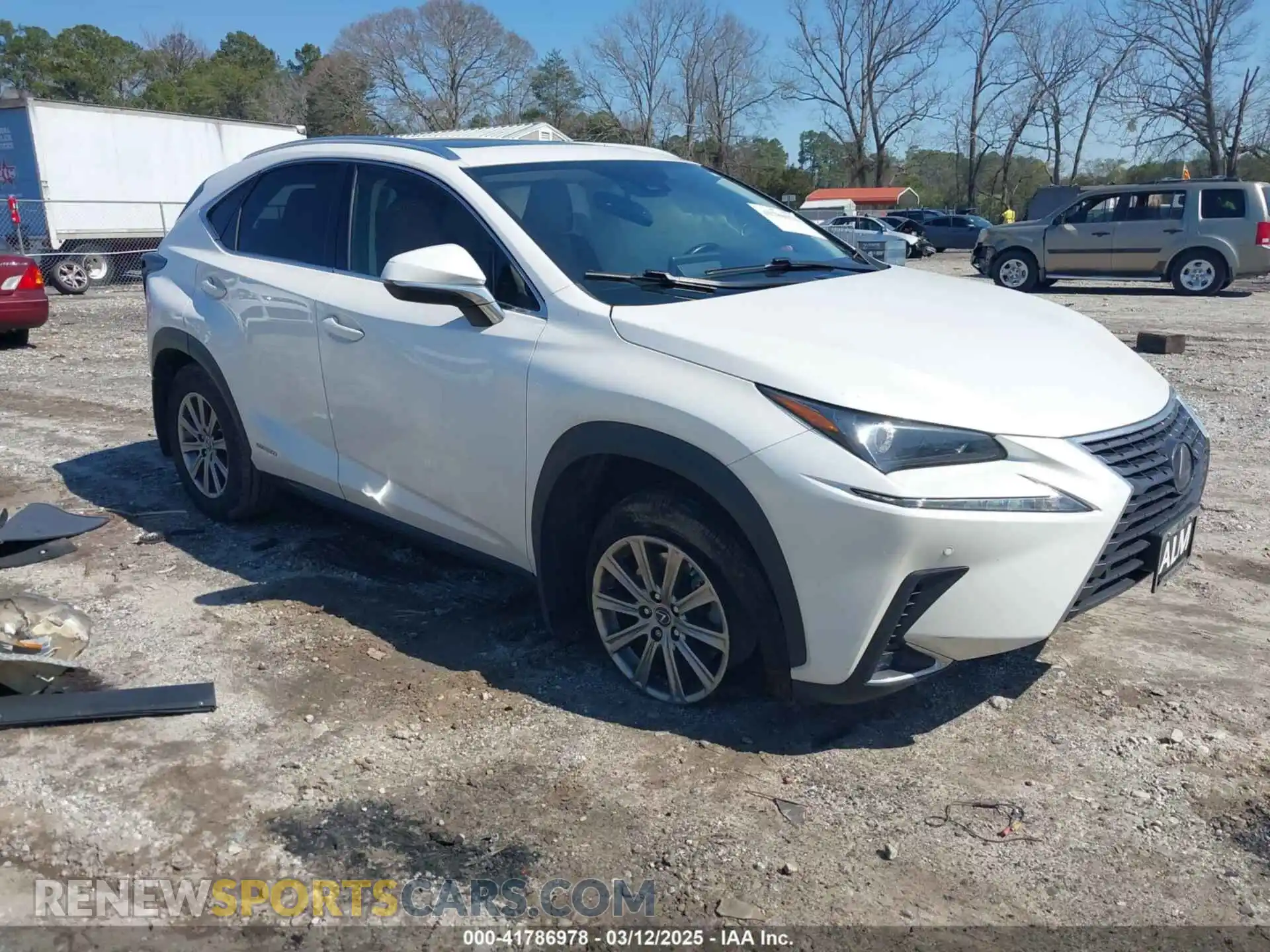 1 Photograph of a damaged car JTJDJRDZXM5011492 LEXUS NX 300H 2021