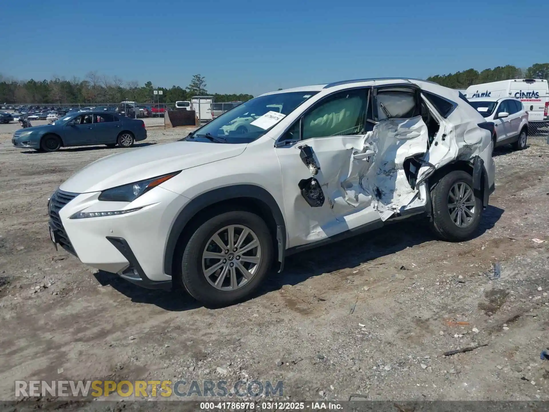 2 Photograph of a damaged car JTJDJRDZXM5011492 LEXUS NX 300H 2021