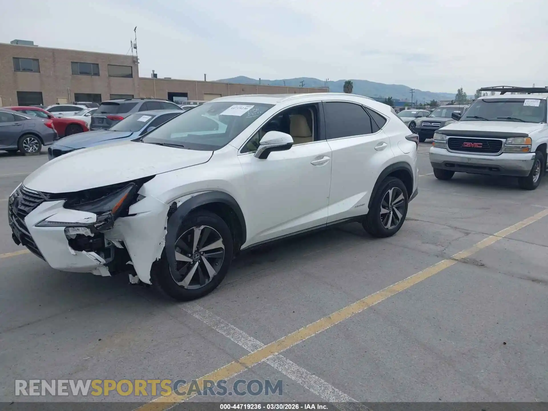 2 Photograph of a damaged car JTJGJRDZXM5011232 LEXUS NX 300H 2021