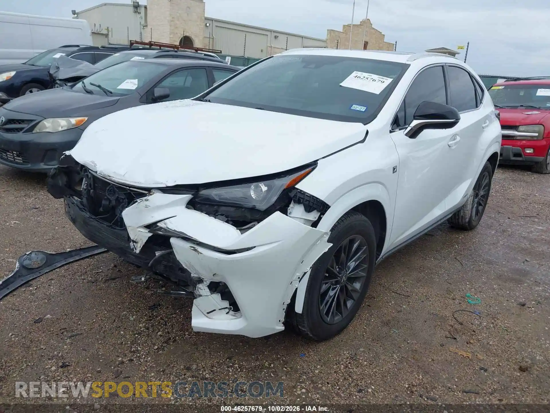 2 fotografías del automóvil dañado JTJSJRDZ2M2150072 LEXUS NX 300H 2021