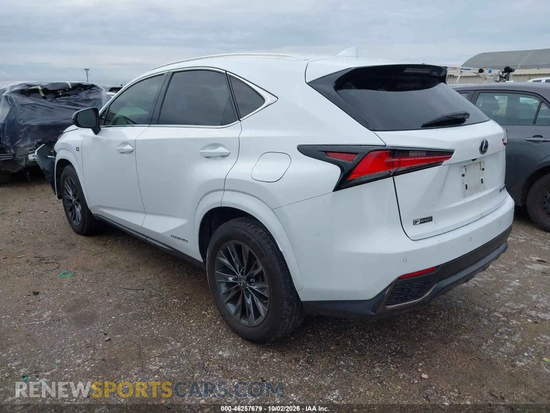 3 fotografías del automóvil dañado JTJSJRDZ2M2150072 LEXUS NX 300H 2021