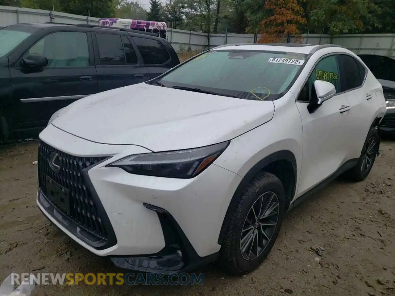 2 Photograph of a damaged car JTJGGCEZXN2002155 LEXUS NX 350 2022