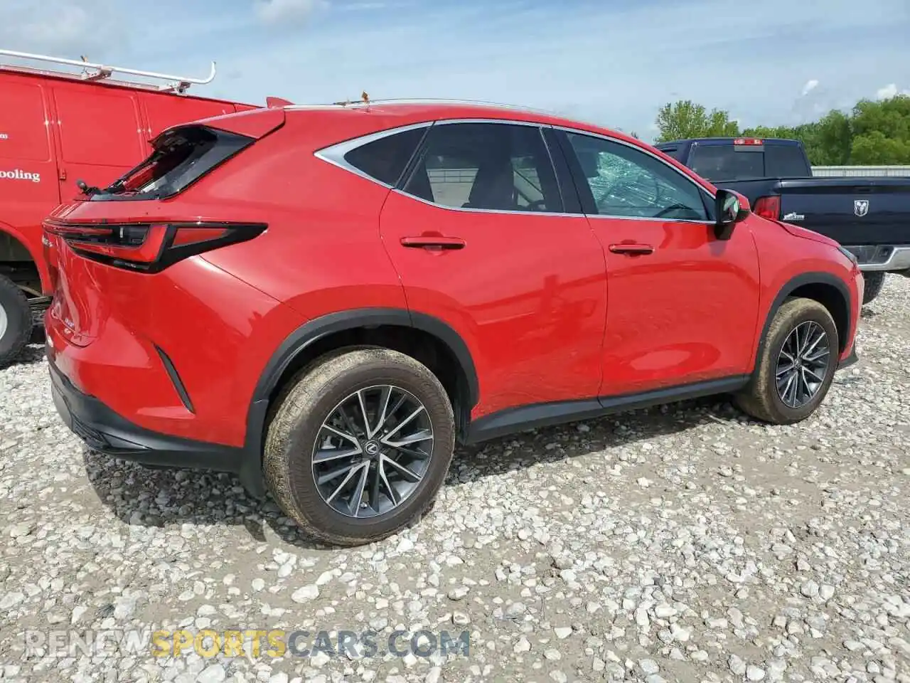 3 Photograph of a damaged car 2T2AGCEZ2PC030136 LEXUS NX 350 2023