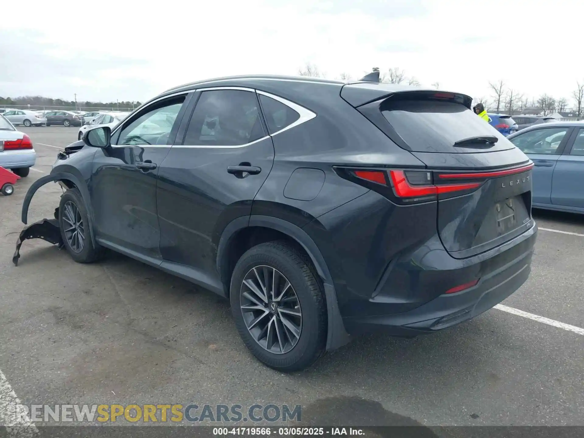 3 Photograph of a damaged car 2T2AGCEZ5PC021950 LEXUS NX 350 2023