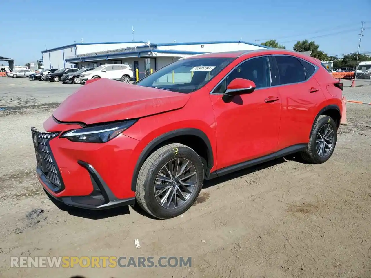 1 Photograph of a damaged car 2T2AGCEZXPC020633 LEXUS NX 350 2023
