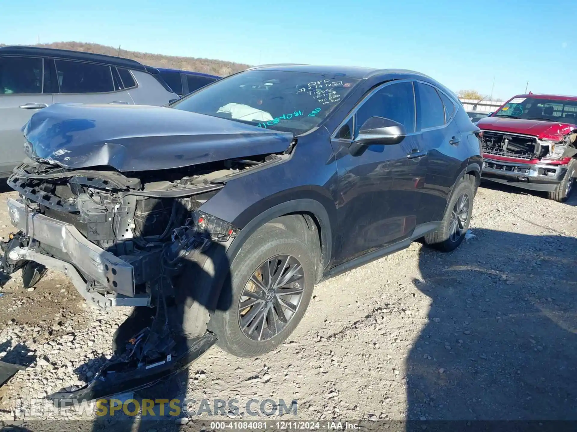 2 Photograph of a damaged car 2T2GGCEZ2PC016215 LEXUS NX 350 2023