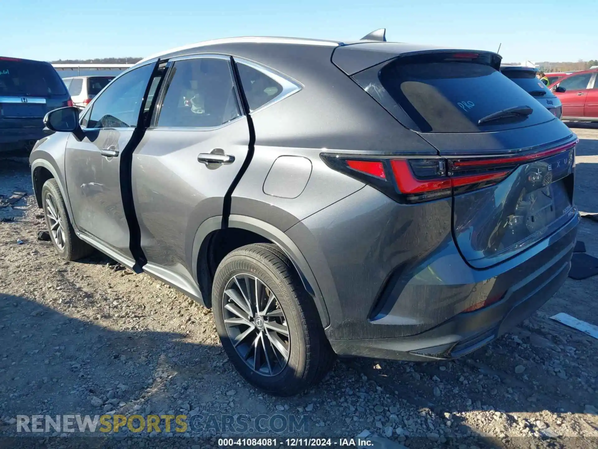 3 Photograph of a damaged car 2T2GGCEZ2PC016215 LEXUS NX 350 2023