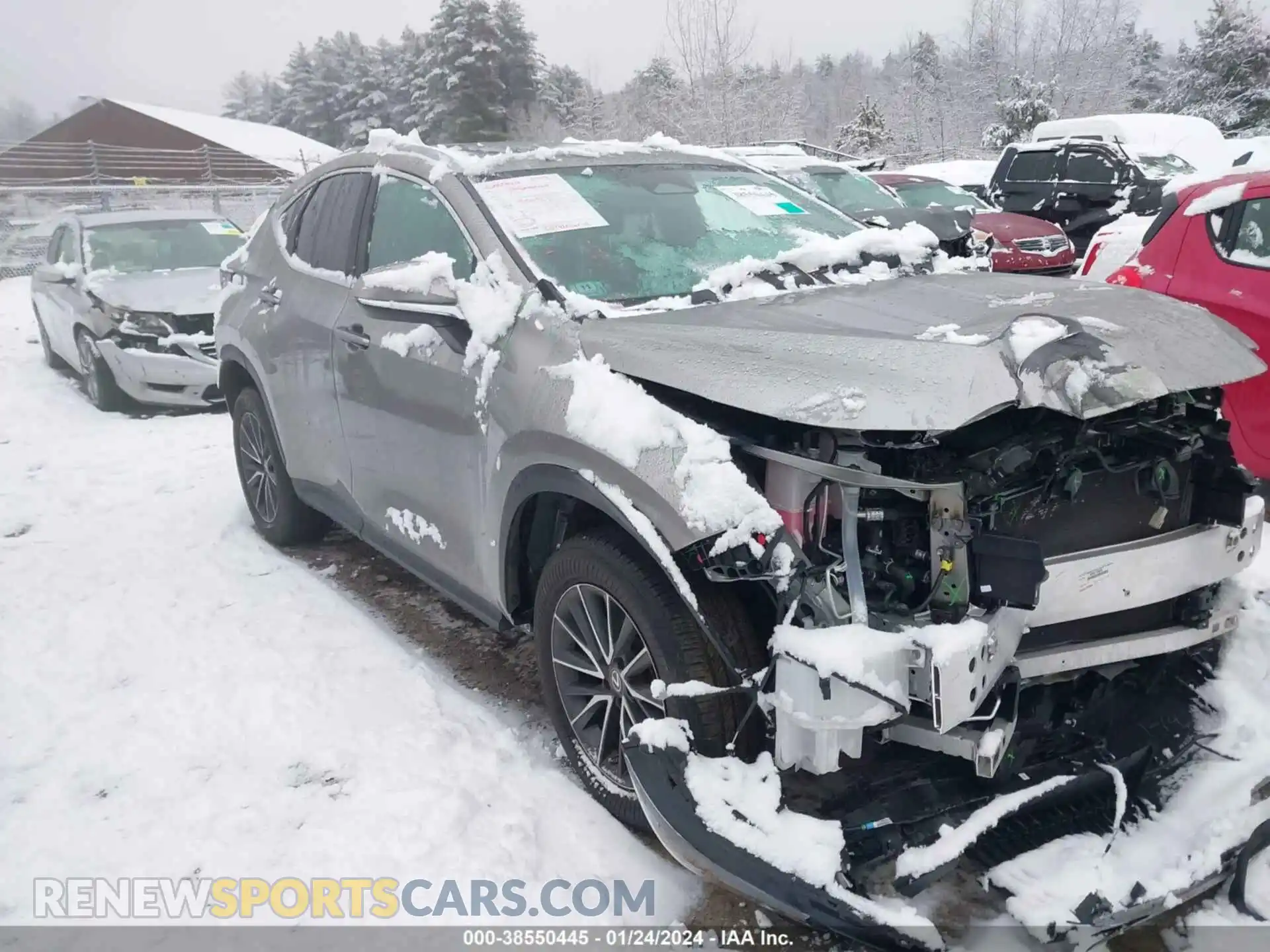 1 Photograph of a damaged car 2T2GGCEZ2PC016716 LEXUS NX 350 2023