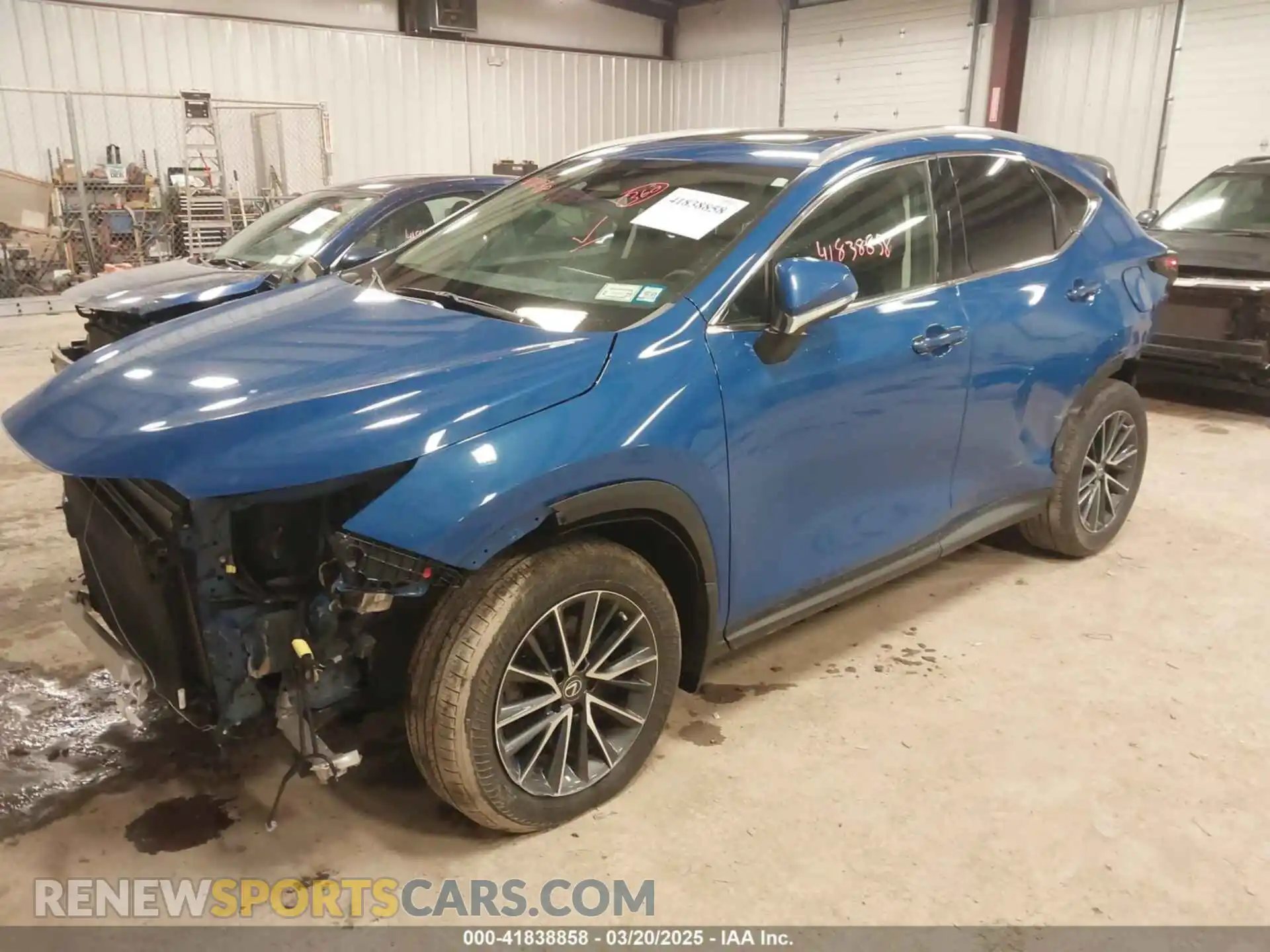 2 Photograph of a damaged car 2T2GGCEZ4PC025613 LEXUS NX 350 2023