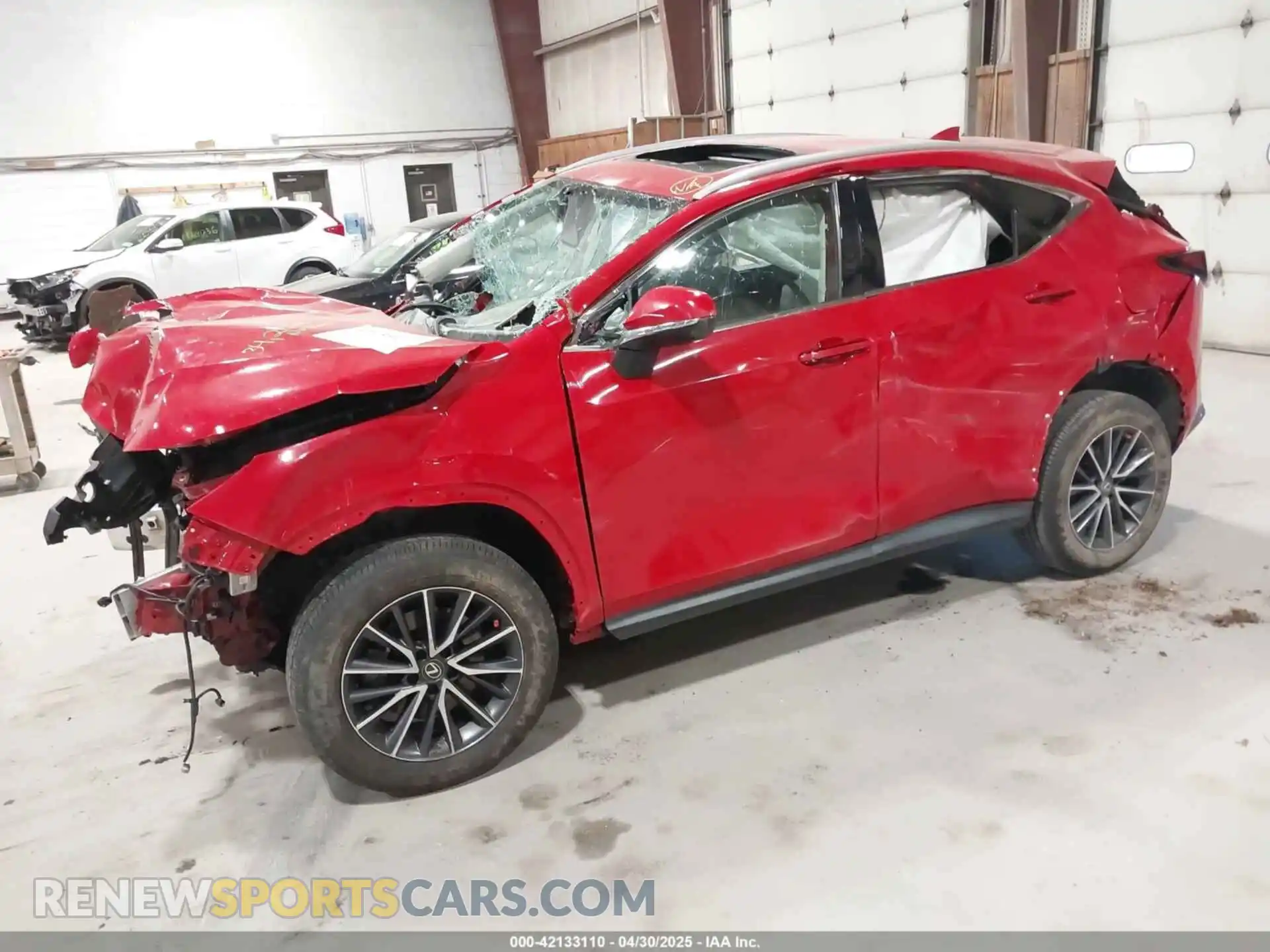 2 Photograph of a damaged car 2T2GGCEZ5PC020436 LEXUS NX 350 2023