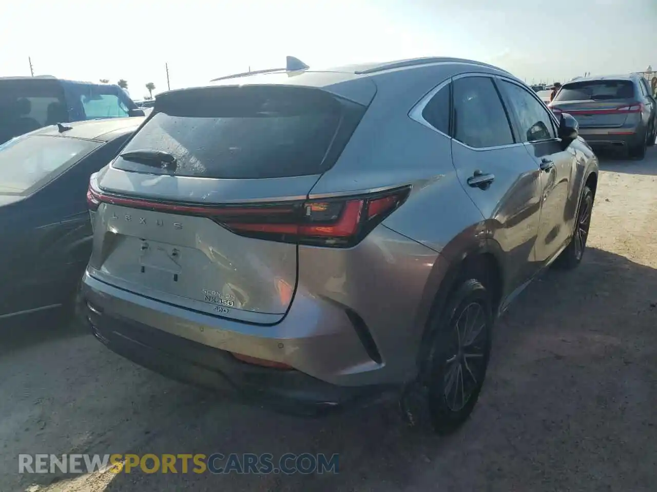 3 Photograph of a damaged car 2T2GGCEZ5PC023952 LEXUS NX 350 2023
