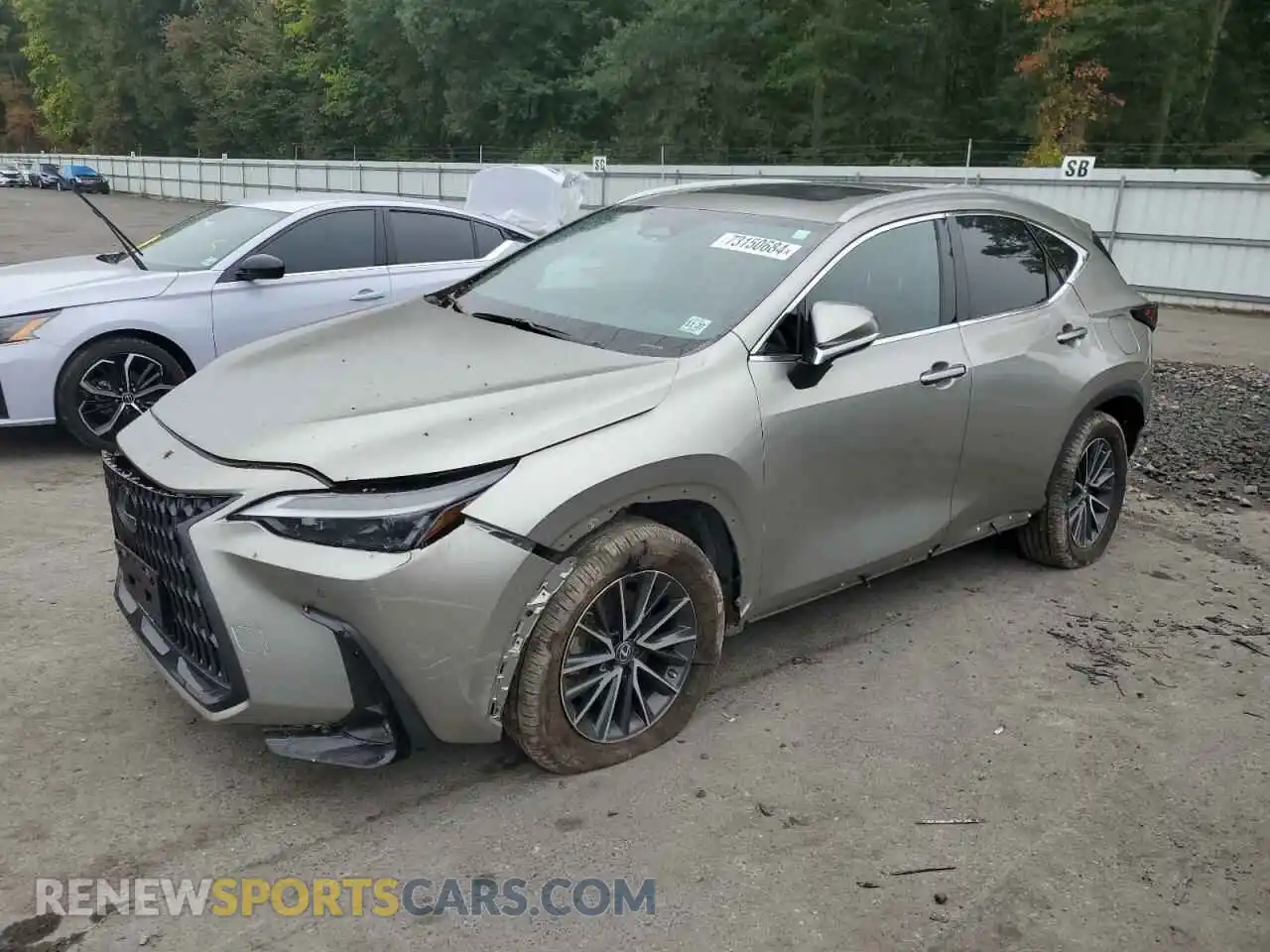 1 Photograph of a damaged car 2T2GGCEZ6PC018050 LEXUS NX 350 2023