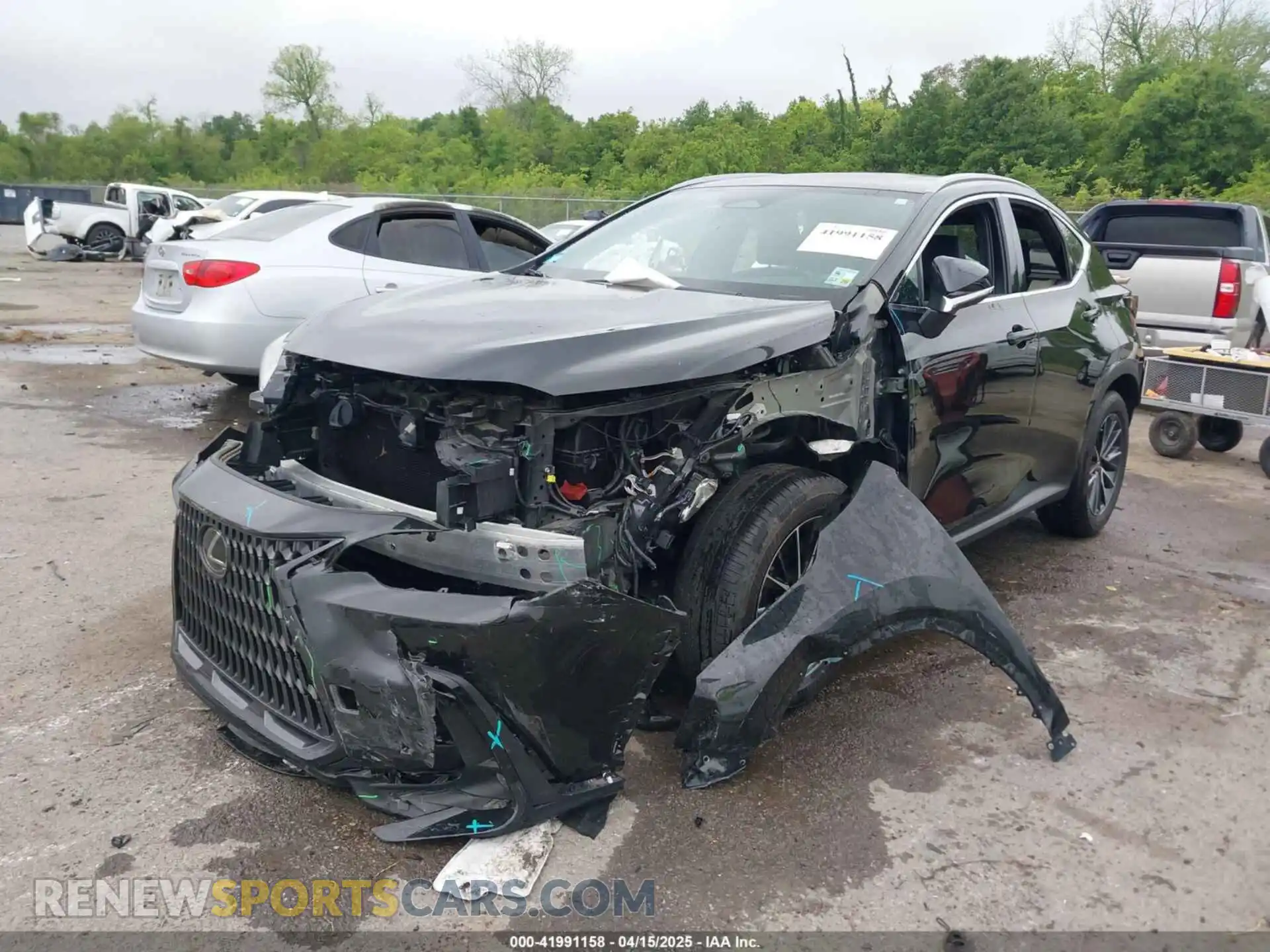 2 Photograph of a damaged car 2T2GGCEZ6PC026648 LEXUS NX 350 2023