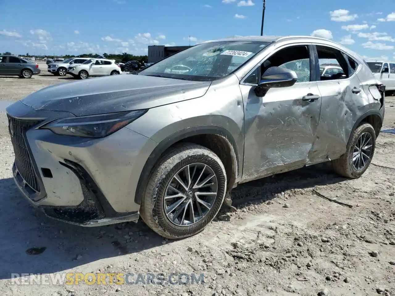 1 Photograph of a damaged car 2T2GGCEZ7PC028845 LEXUS NX 350 2023
