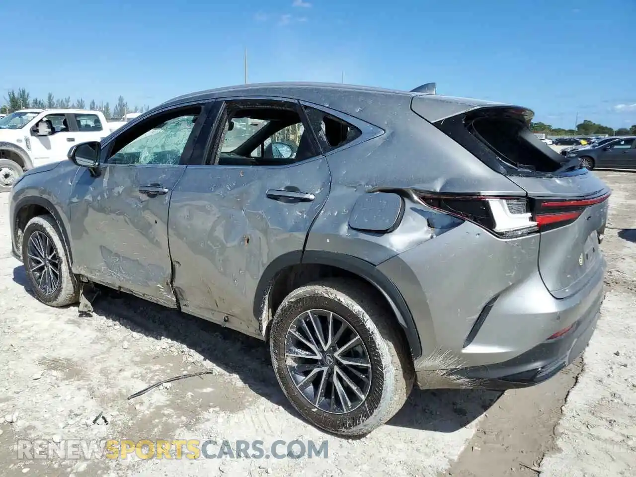 2 Photograph of a damaged car 2T2GGCEZ7PC028845 LEXUS NX 350 2023