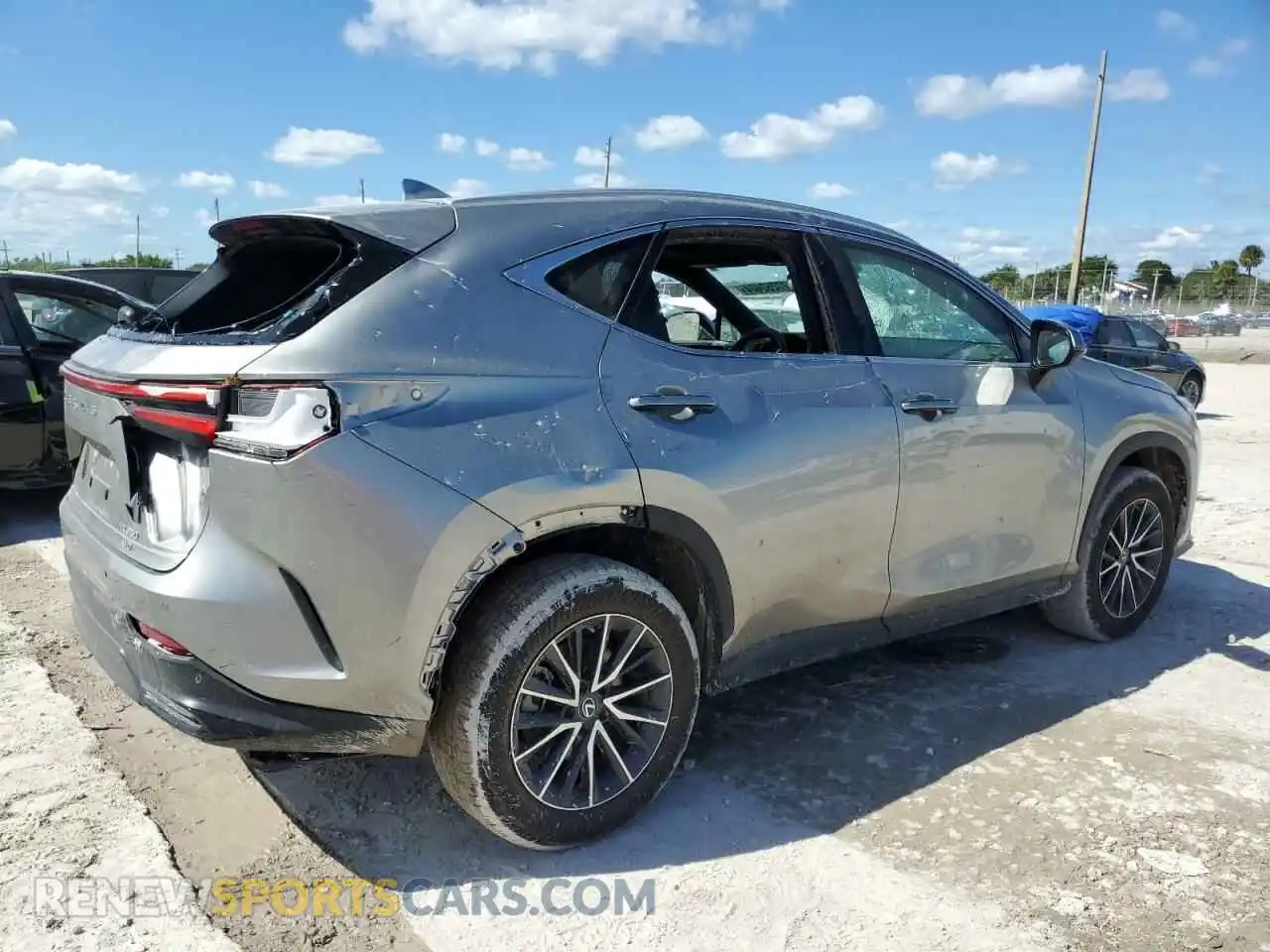 3 Photograph of a damaged car 2T2GGCEZ7PC028845 LEXUS NX 350 2023