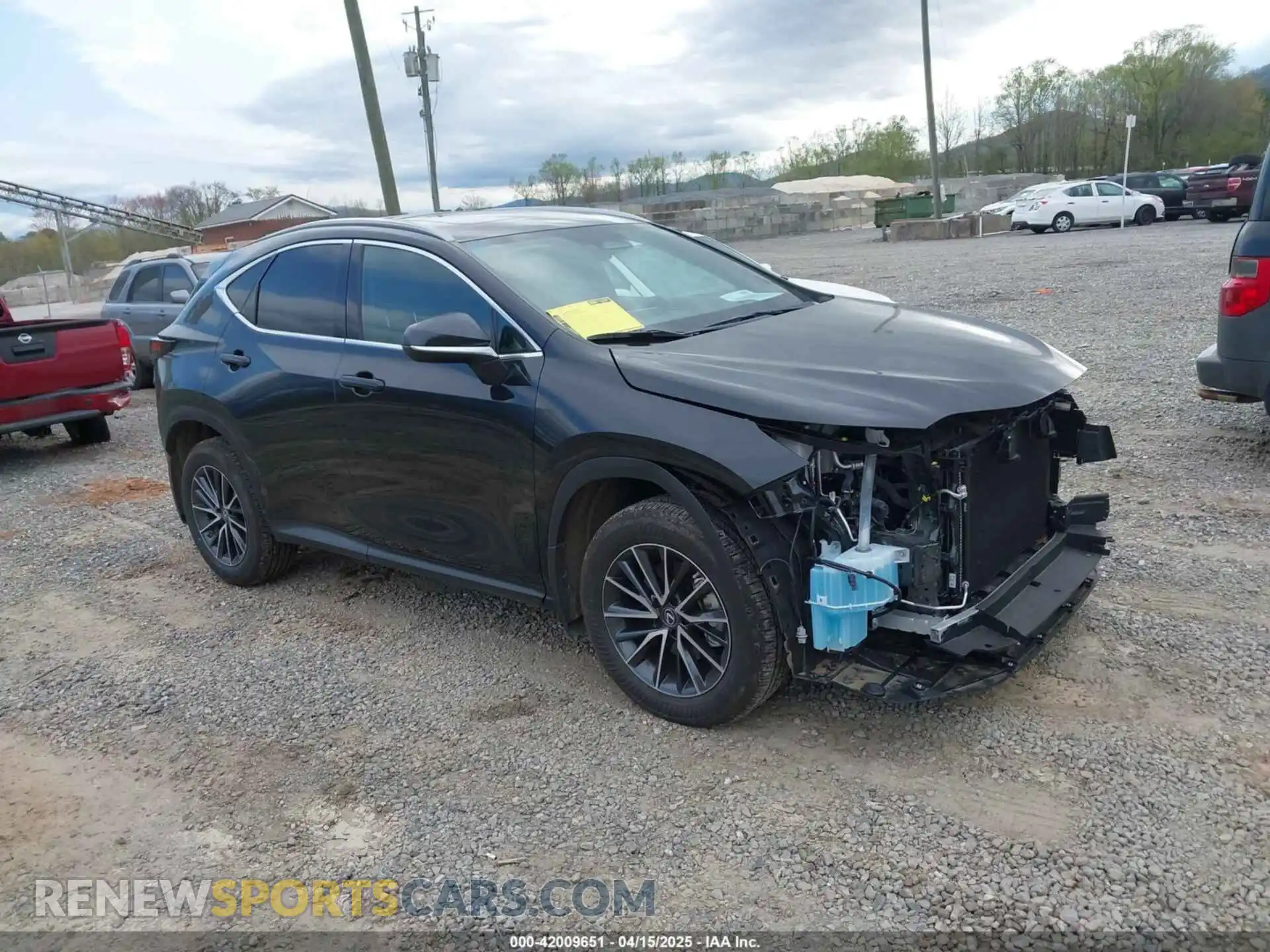 1 Photograph of a damaged car 2T2GGCEZXPC027494 LEXUS NX 350 2023