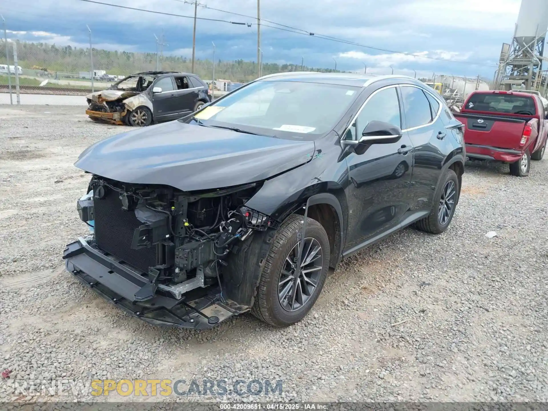 2 Photograph of a damaged car 2T2GGCEZXPC027494 LEXUS NX 350 2023