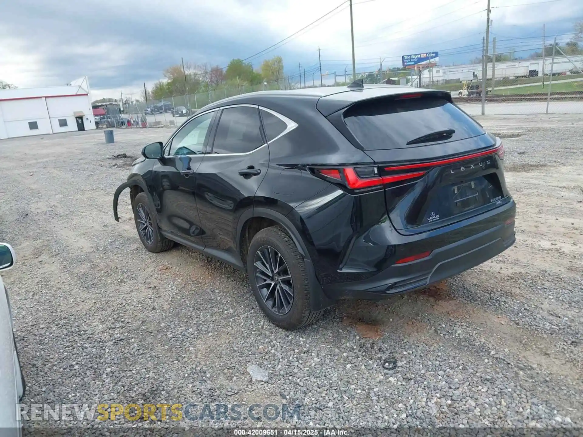3 Photograph of a damaged car 2T2GGCEZXPC027494 LEXUS NX 350 2023