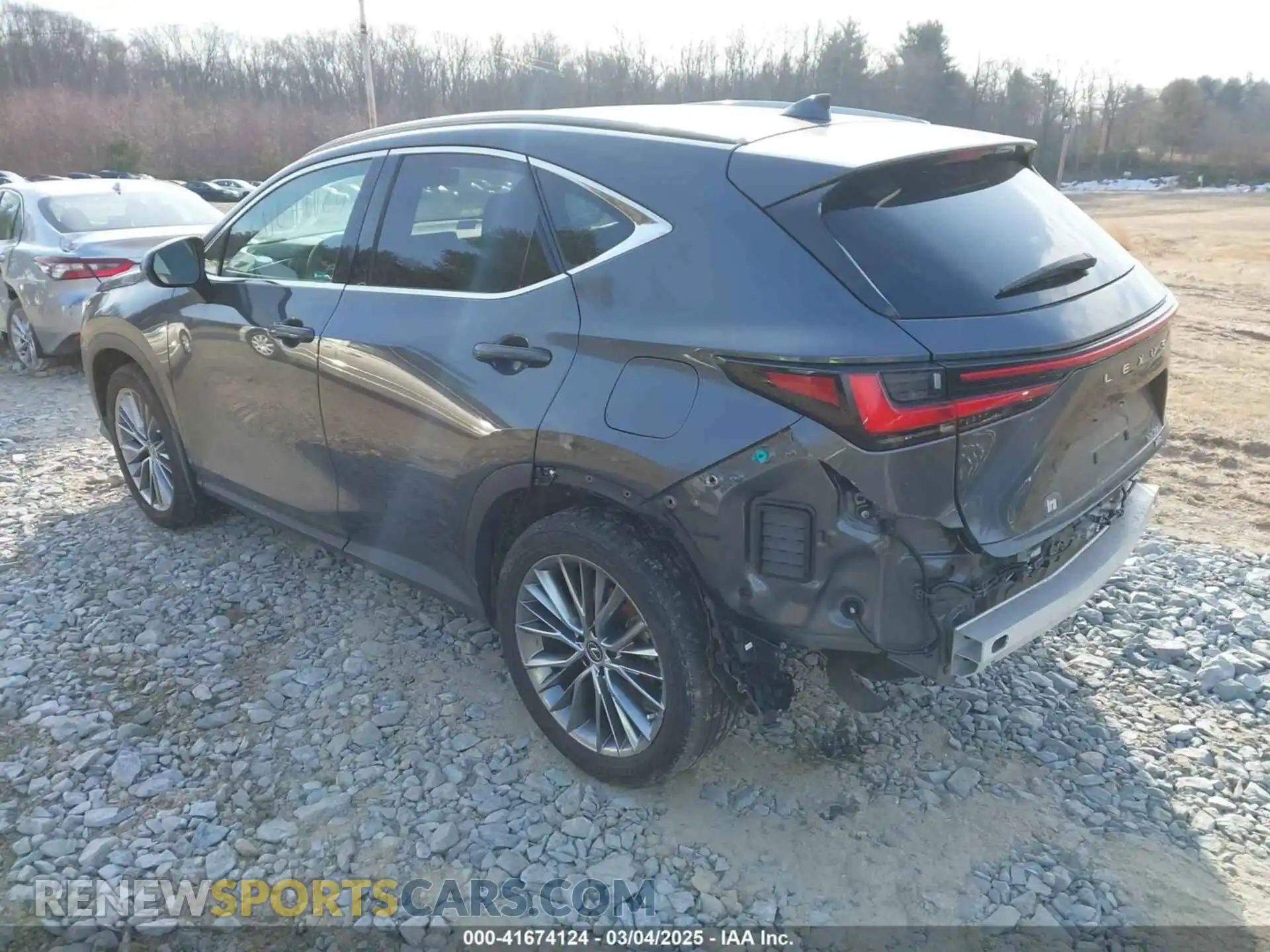 3 Photograph of a damaged car 2T2HGCEZ8PC030334 LEXUS NX 350 2023
