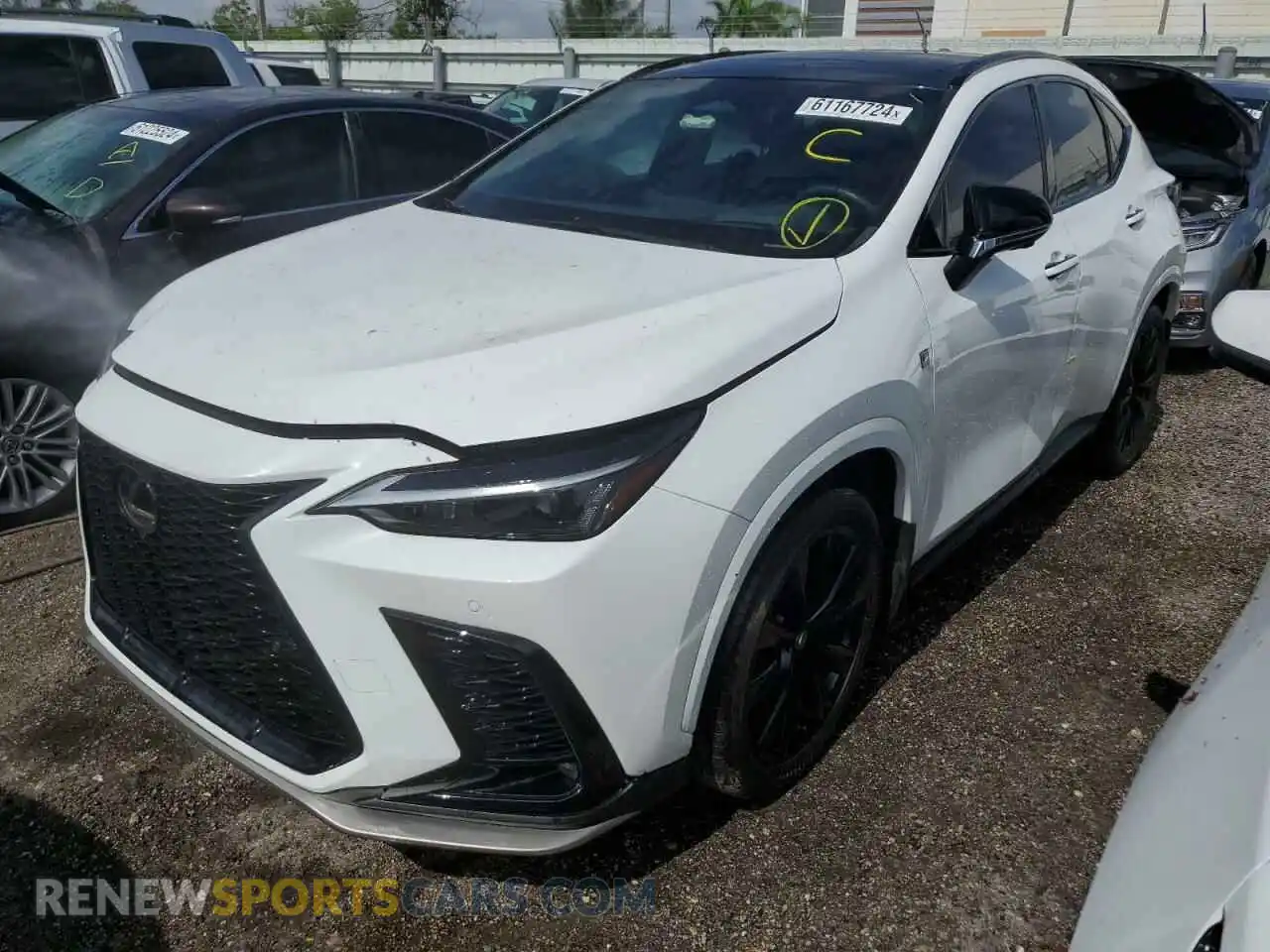 1 Photograph of a damaged car 2T2KGCEZ2PC028150 LEXUS NX 350 2023
