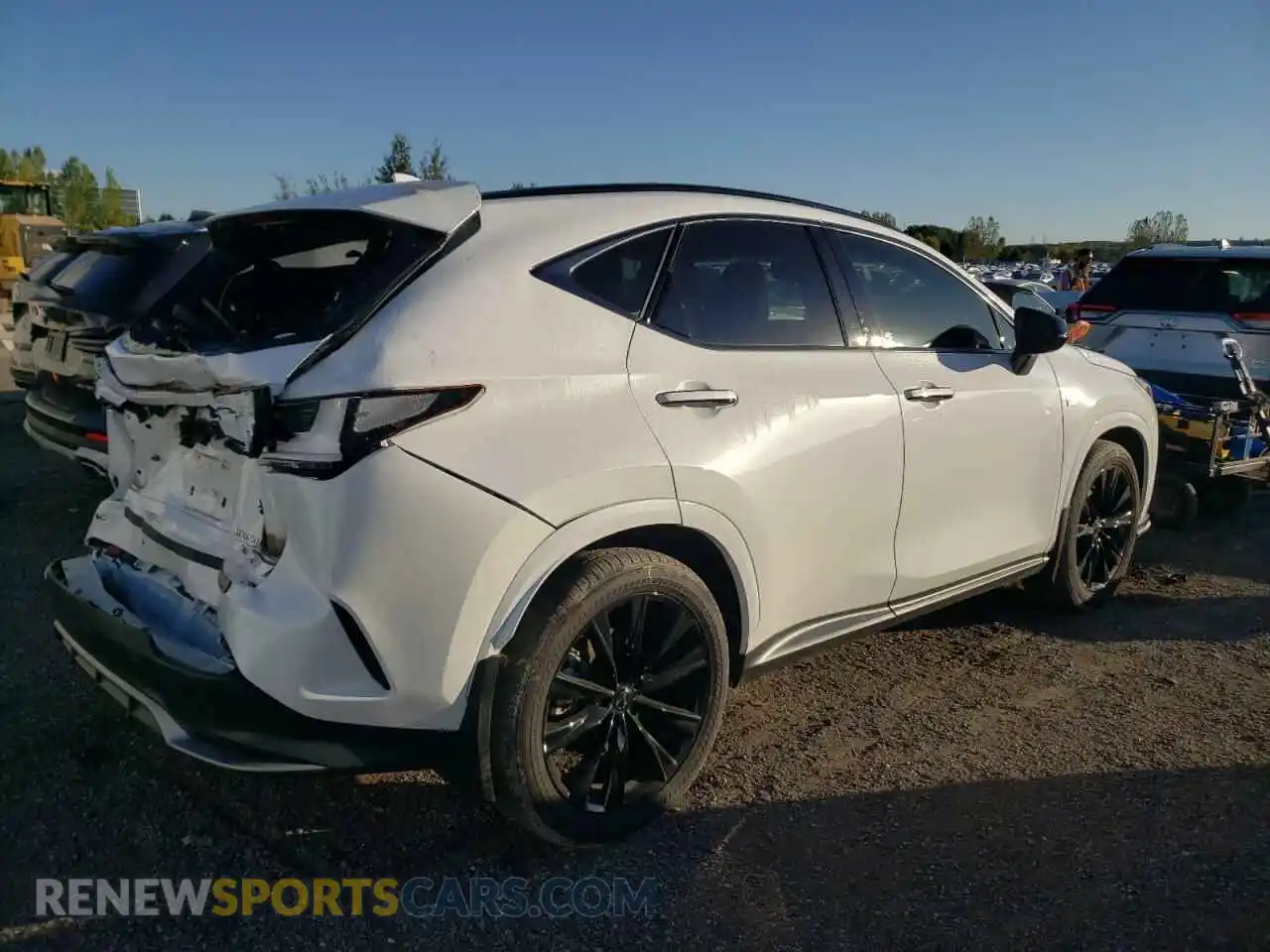 3 Photograph of a damaged car 2T2KGCEZ7PC027611 LEXUS NX 350 2023