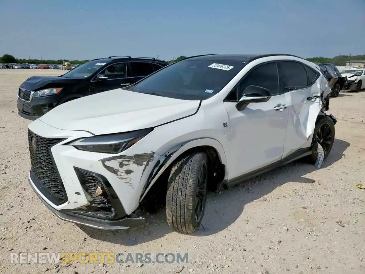 1 Photograph of a damaged car JTJKGCEZ8P2009778 LEXUS NX 350 2023