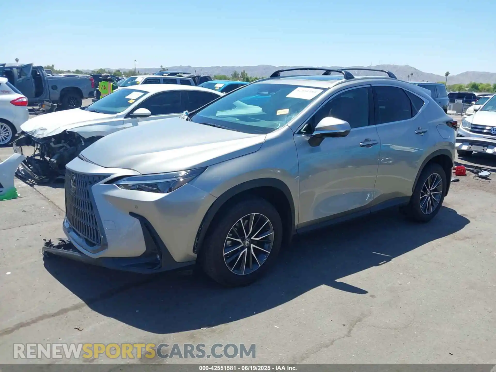 2 Photograph of a damaged car 2T2GGCEZ3RC049310 LEXUS NX 350 2024
