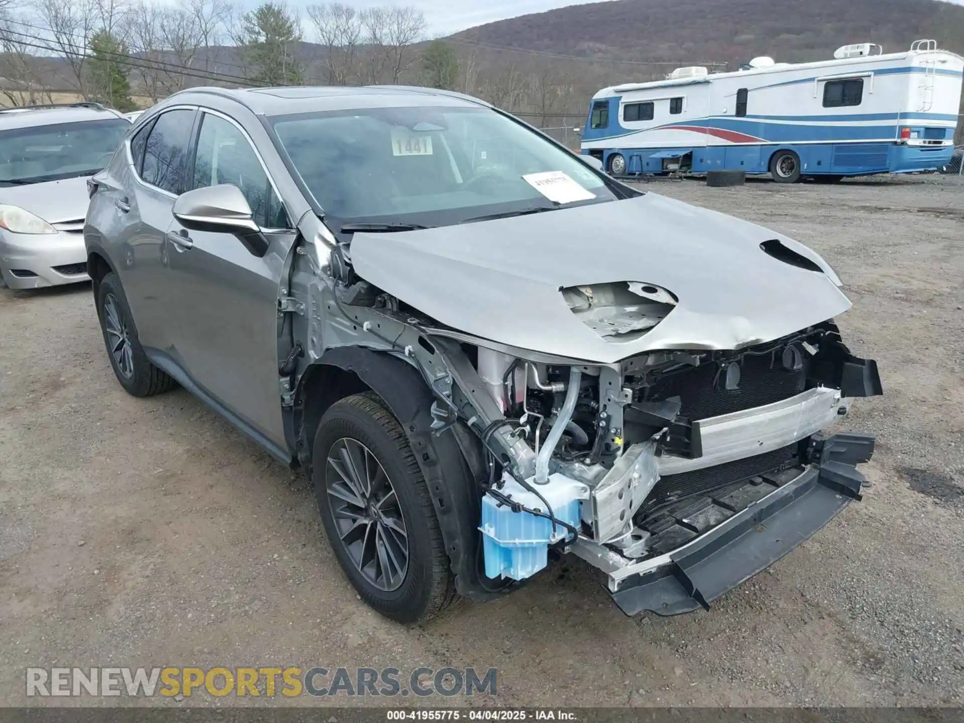 1 Photograph of a damaged car 2T2GGCEZ7RC059449 LEXUS NX 350 2024