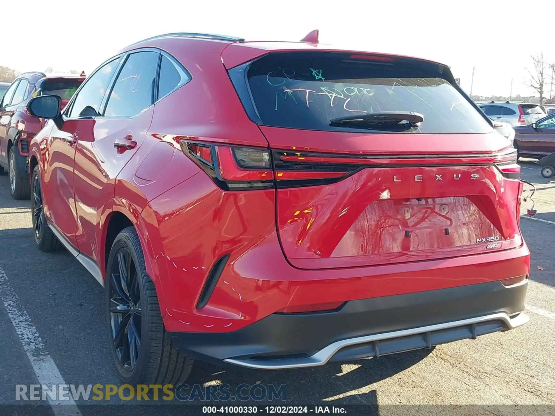 3 Photograph of a damaged car 2T2KGCEZ0RC043443 LEXUS NX 350 2024