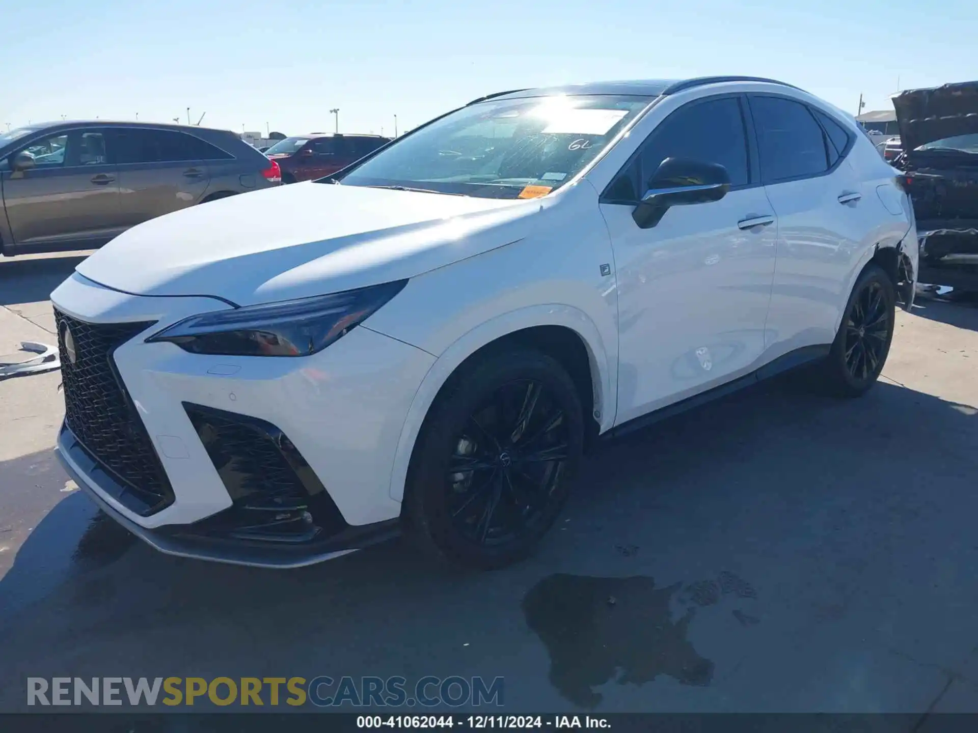 2 fotografías del automóvil dañado 2T2KGCEZ5RC038304 LEXUS NX 350 2024