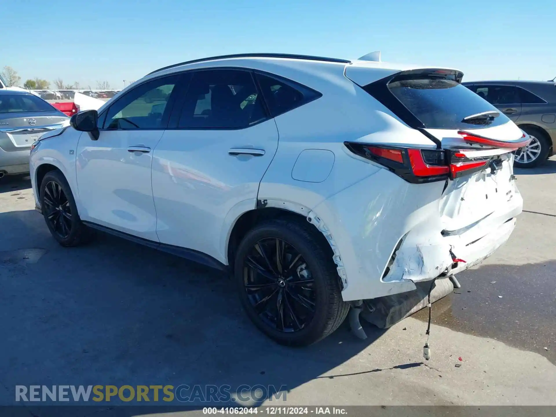 3 fotografías del automóvil dañado 2T2KGCEZ5RC038304 LEXUS NX 350 2024