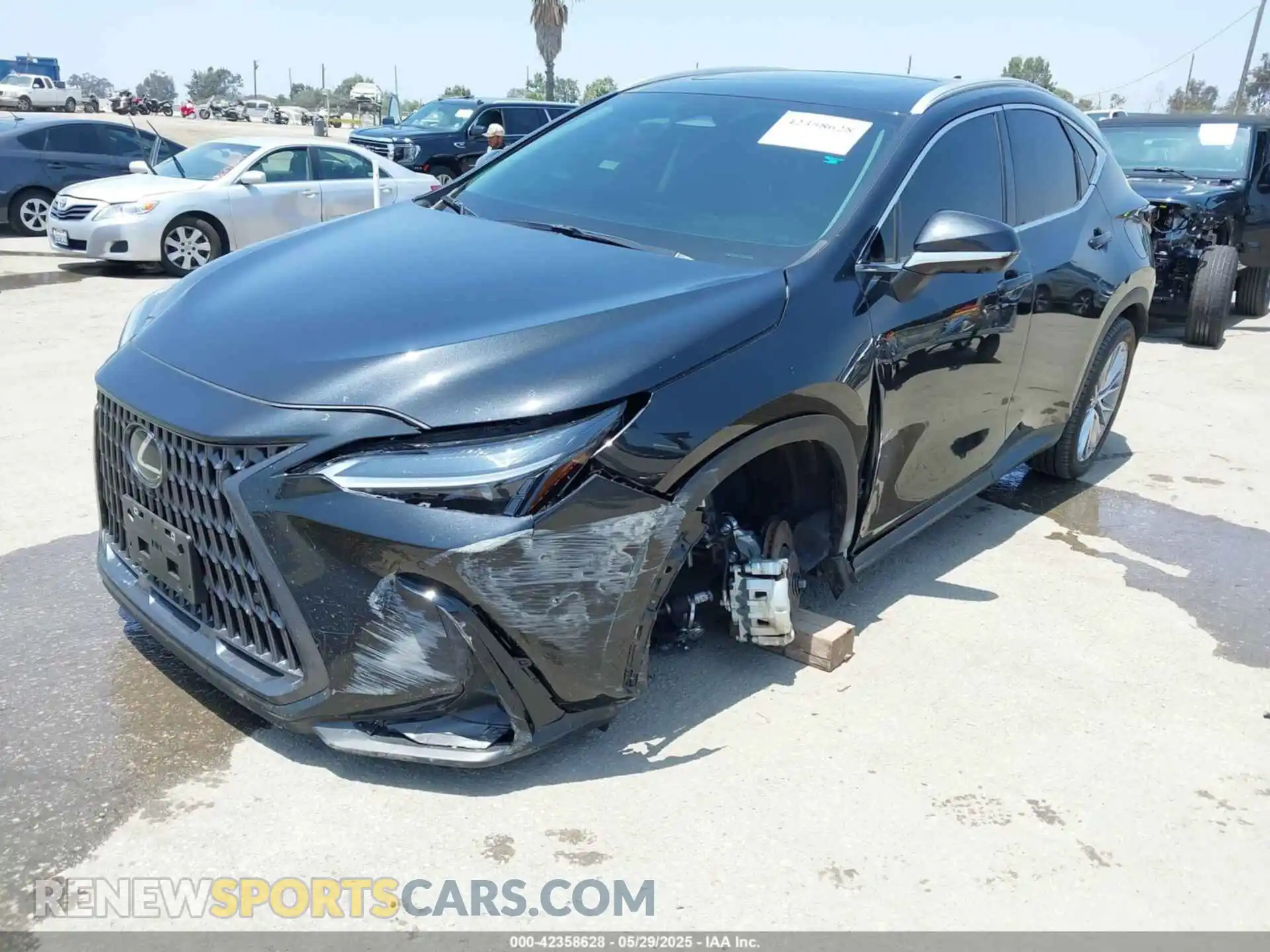 2 Photograph of a damaged car 2T2GGCEZ6SC073039 LEXUS NX 350 2025