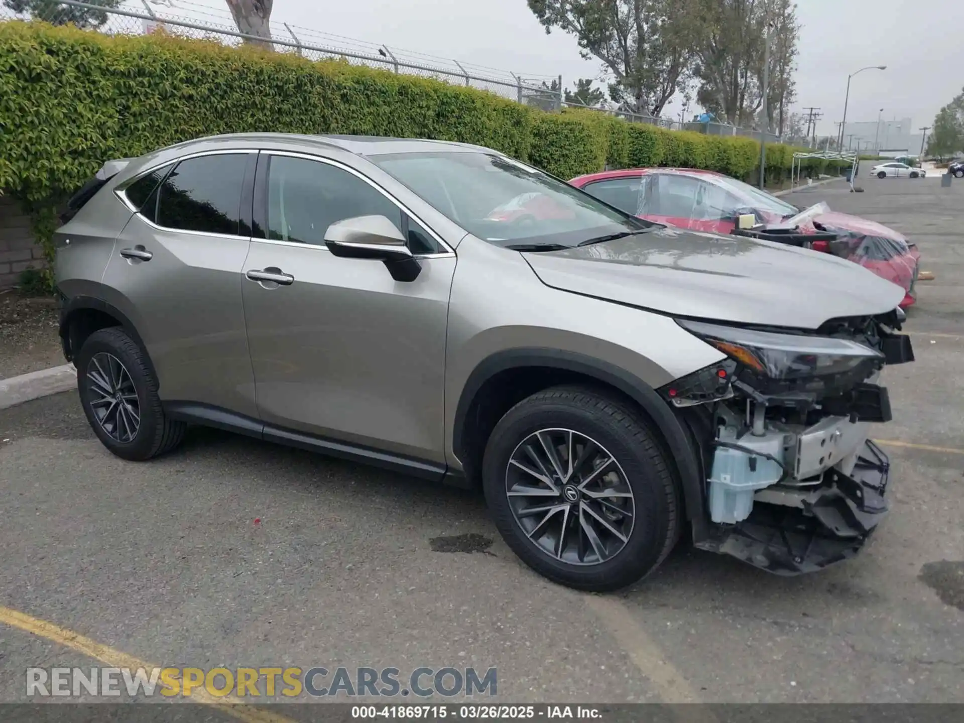1 Photograph of a damaged car 2T2GGCEZ8SC060289 LEXUS NX 350 2025