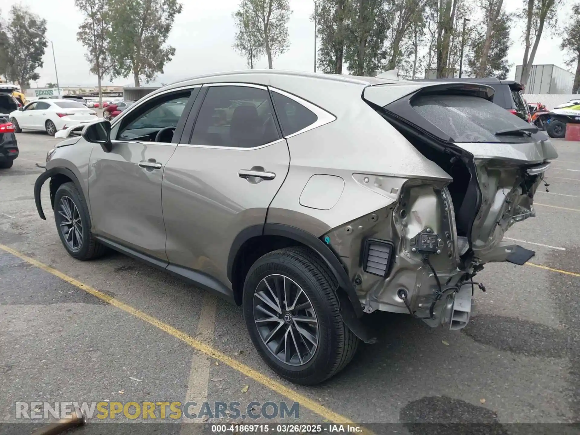 3 Photograph of a damaged car 2T2GGCEZ8SC060289 LEXUS NX 350 2025