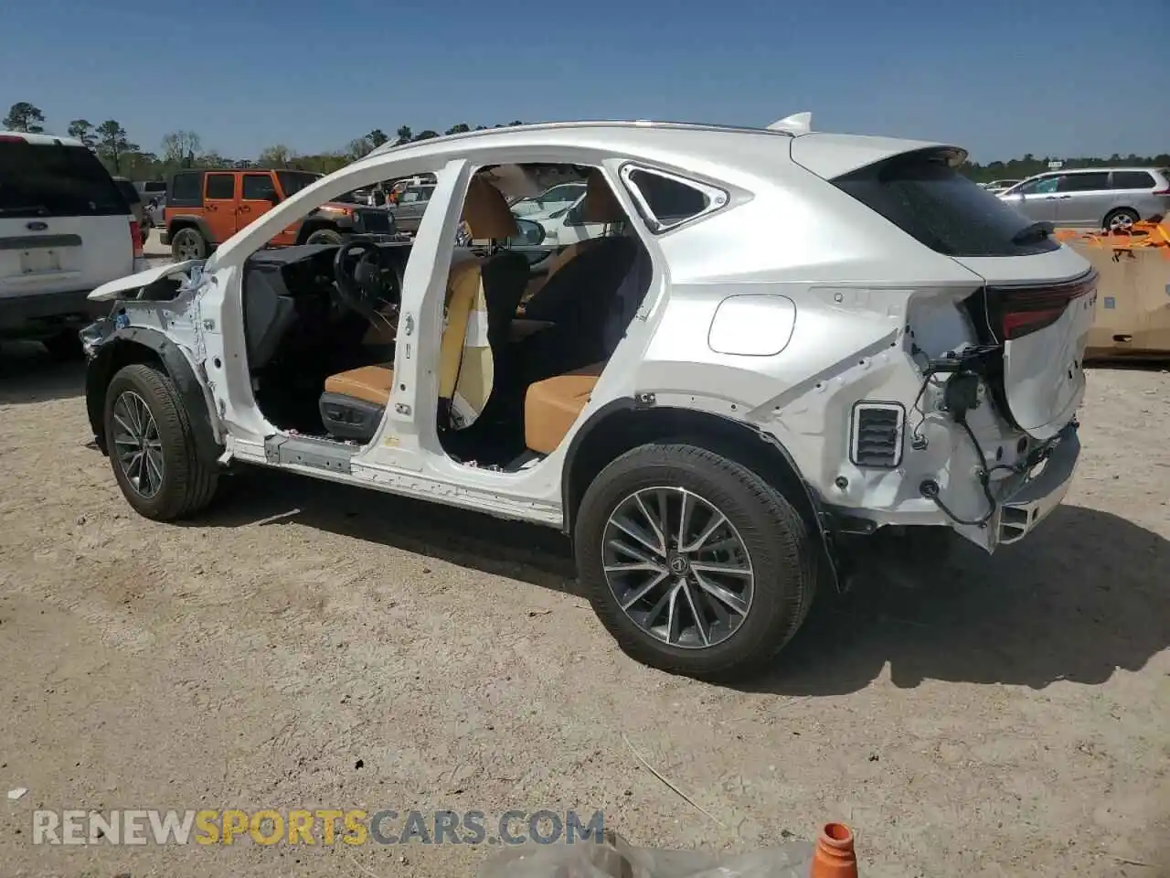 2 Фотография поврежденного автомобиля JTJGGCEZ2R5009329 LEXUS NX 350 PRE 2024