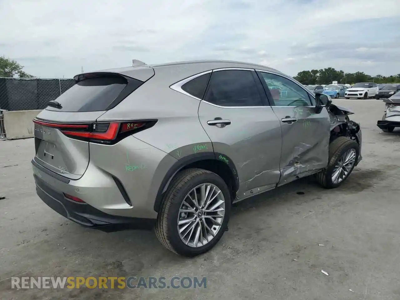 3 Photograph of a damaged car 2T2GGCEZ1SC061509 LEXUS NX 350 PRE 2025