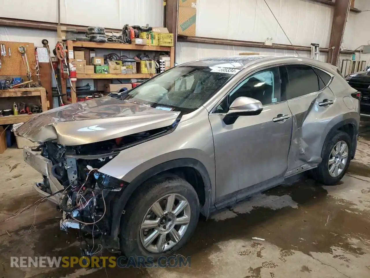 1 Photograph of a damaged car 2T2GKCEZ4NC003932 LEXUS NX 350H 2022