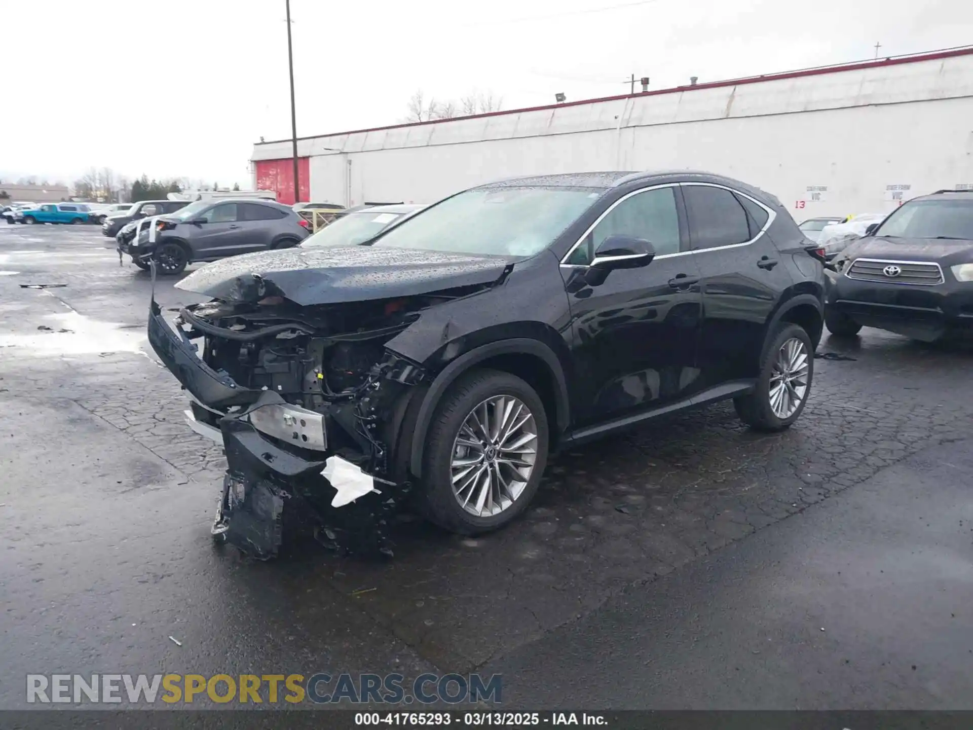 2 Photograph of a damaged car 2T2HKCEZXPC013596 LEXUS NX 350H 2023
