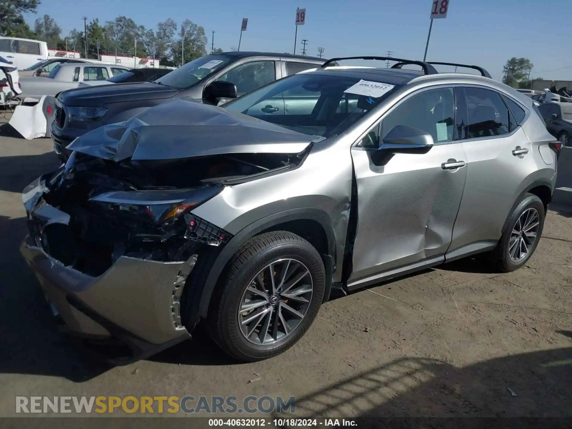 2 Фотография поврежденного автомобиля JTJGKCEZ2R2024493 LEXUS NX 350H 2024
